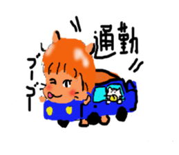 Cat-san2 sticker #2294091