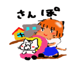 Cat-san2 sticker #2294095