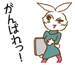 Working Rabbit sticker #2294925