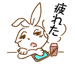Working Rabbit sticker #2294928
