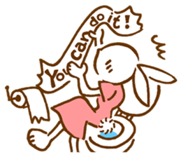 Working Rabbit sticker #2294934