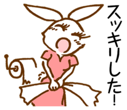 Working Rabbit sticker #2294935