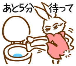 Working Rabbit sticker #2294938