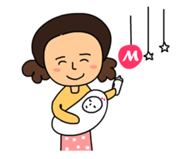 SUPER MOM sticker #2295628