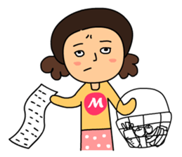 SUPER MOM sticker #2295630