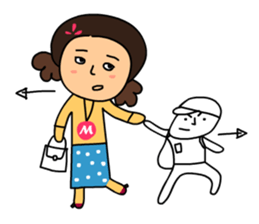 SUPER MOM sticker #2295633