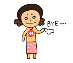 SUPER MOM sticker #2295647