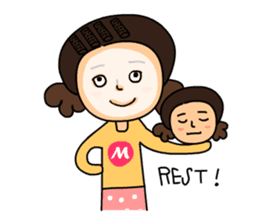 SUPER MOM sticker #2295650