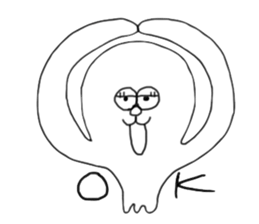 three feet sticker #2296600