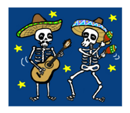 Day of the Dead sticker #2296745