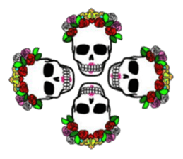 Day of the Dead sticker #2296749