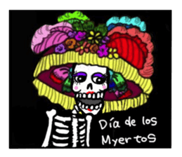 Day of the Dead sticker #2296783