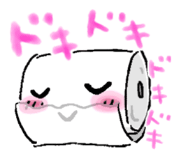 KAWAII Toilet paper sticker #2296945