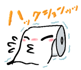KAWAII Toilet paper sticker #2296978