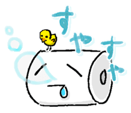 KAWAII Toilet paper sticker #2296983