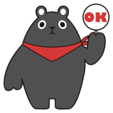 Bear Black sticker #2297869