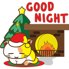 Kenta the cat, christmas time sticker #2297945
