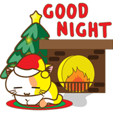 Kenta the cat, christmas time sticker #2297945