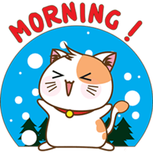 Kenta the cat, christmas time sticker #2297946