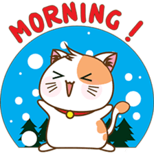 Kenta the cat, christmas time sticker #2297946