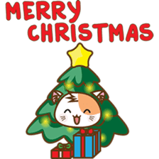 Kenta the cat, christmas time sticker #2297947