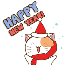 Kenta the cat, christmas time sticker #2297948