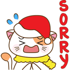 Kenta the cat, christmas time sticker #2297951
