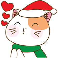 Kenta the cat, christmas time sticker #2297954