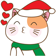 Kenta the cat, christmas time sticker #2297954