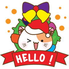 Kenta the cat, christmas time sticker #2297958