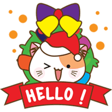 Kenta the cat, christmas time sticker #2297958