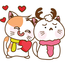 Kenta the cat, christmas time sticker #2297960