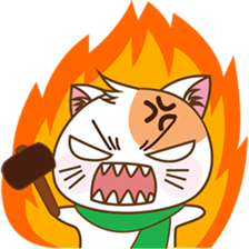 Kenta the cat, christmas time sticker #2297962