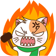 Kenta the cat, christmas time sticker #2297962