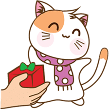 Kenta the cat, christmas time sticker #2297965