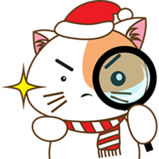 Kenta the cat, christmas time sticker #2297966