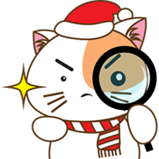 Kenta the cat, christmas time sticker #2297966