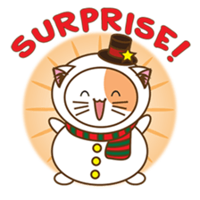 Kenta the cat, christmas time sticker #2297967
