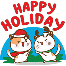 Kenta the cat, christmas time sticker #2297970