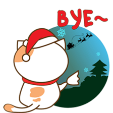 Kenta the cat, christmas time sticker #2297972