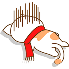 Kenta the cat, christmas time sticker #2297976