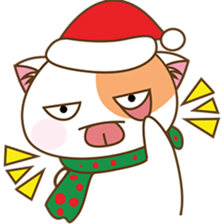 Kenta the cat, christmas time sticker #2297979