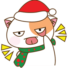 Kenta the cat, christmas time sticker #2297979