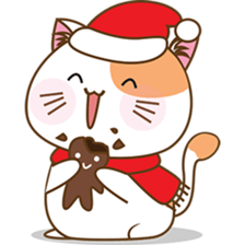 Kenta the cat, christmas time sticker #2297983