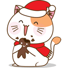 Kenta the cat, christmas time sticker #2297983