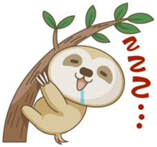 Everyday Sloth Sticker. sticker #2298059