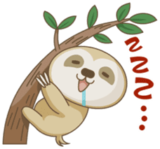 Everyday Sloth Sticker. sticker #2298059