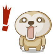 Everyday Sloth Sticker. sticker #2298060