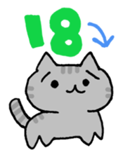 Cat pager. sticker #2298216