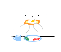 Zucco's idling polar bear Sticker sticker #2298581